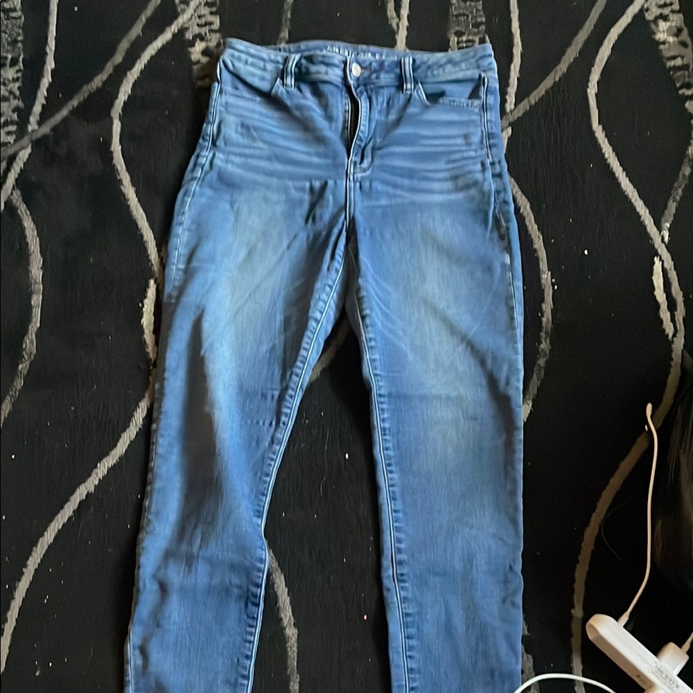 American Eagle Outfitters High Rise Blue Jeans